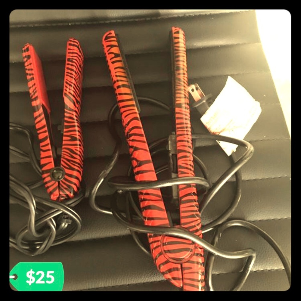 Two Ion Flat Irons!!! Get Extremely Hot